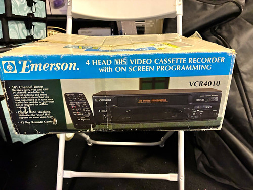 Emerson head vhs vcr - emerson, 4